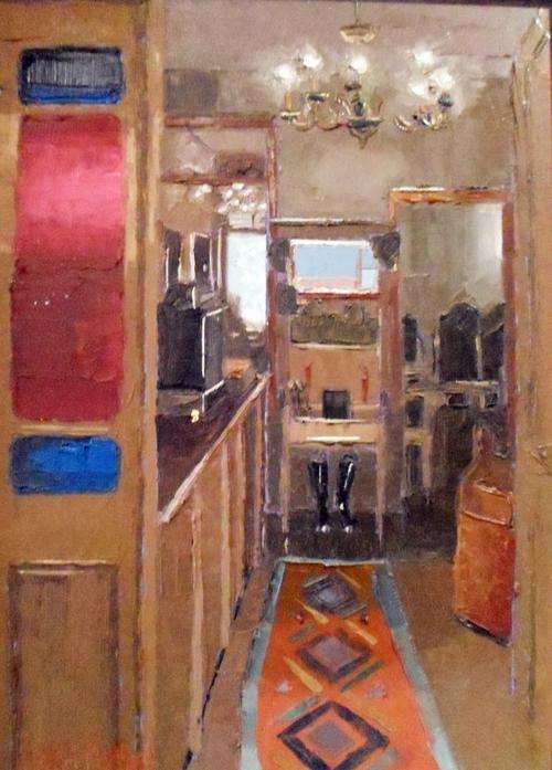 De Wet Matthee - Interior Scene - Magnificent!! - Low price, bid now!!